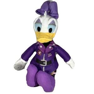 Disney Junior The Roadster Racers "DAISY" Plush Bean beany purple stuffed animal